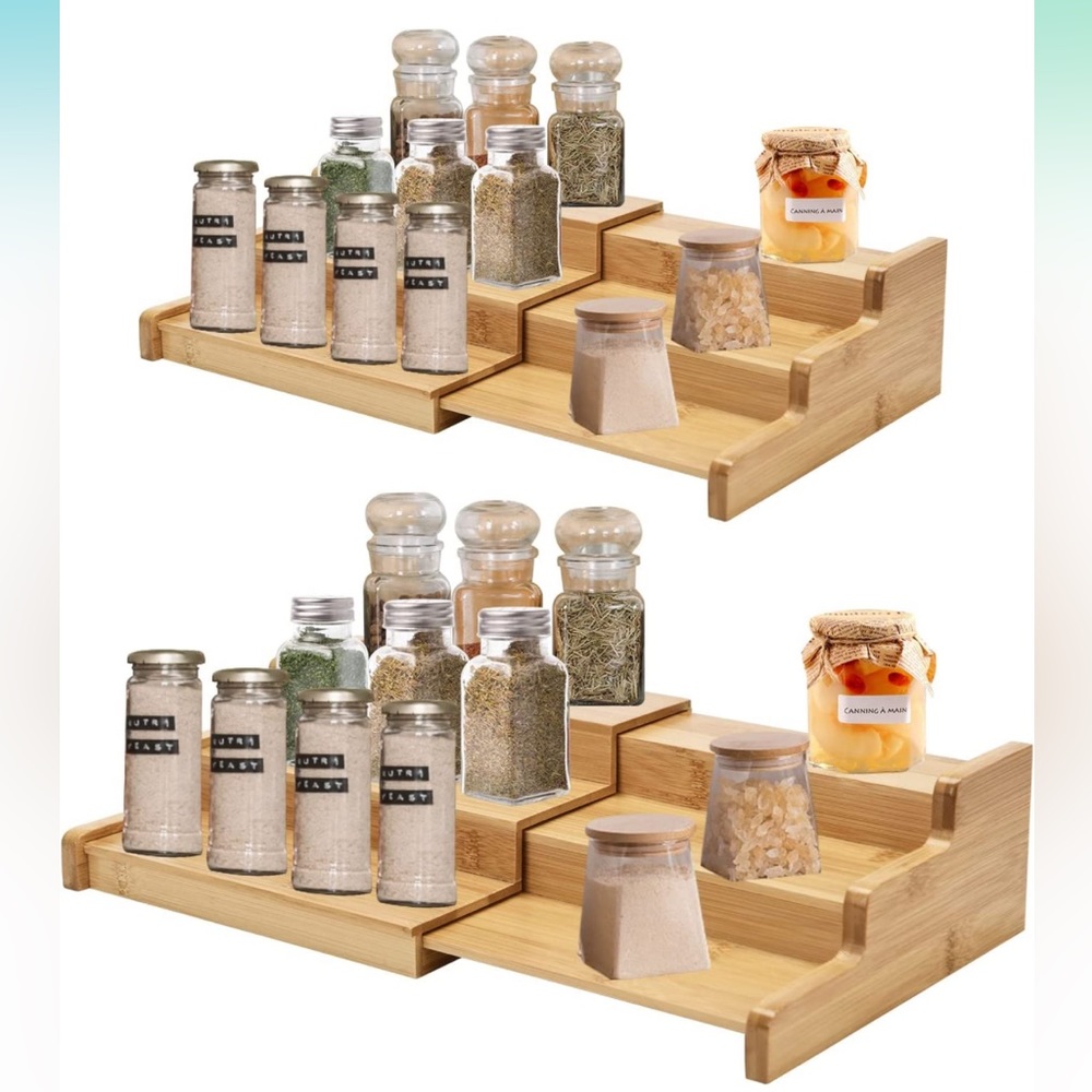 Spice Rack Organizer for Cabinet 2 Pack
